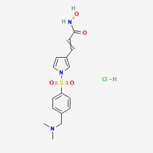 molecular formula C16H20ClN3O4S B8114578 Resminostat hydrochloride 
