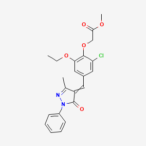molecular formula C22H21ClN2O5 B8114607 SJ-172550 