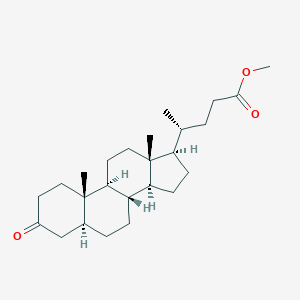 molecular formula C25H40O3 B081147 Cholan-24-oic acid, 3-oxo-, methyl ester, (5alpha)- CAS No. 15074-03-0