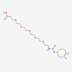 molecular formula C22H39NO9 B8114701 TCO-PEG5 acid 