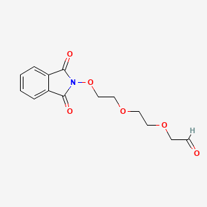 molecular formula C14H15NO6 B8114735 Phthalamidoxy-PEG2-CH2-ald 