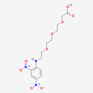 molecular formula C14H19N3O9 B8114767 DNP-PEG3-CH2 acid 