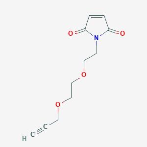 molecular formula C11H13NO4 B8114862 Mal-PEG2-Propargyl 