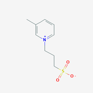 molecular formula C9H13NO3S B081150 3-Picolinium, 1-(3-sulfopropyl)-, hydroxide, inner salt CAS No. 14933-13-2