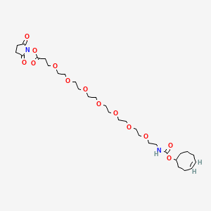 molecular formula C30H50N2O13 B8115164 TCO-PEG7-NHS ester 