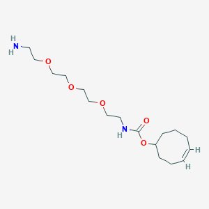 molecular formula C17H32N2O5 B8115212 TCO-PEG3-Amine 