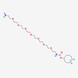 molecular formula C25H48N2O9 B8115234 TCO-PEG7-amine 