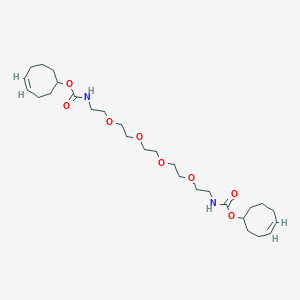molecular formula C28H48N2O8 B8115376 TCO-PEG4-TCO 