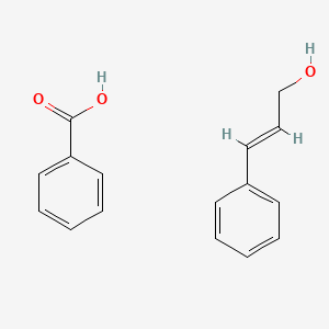 molecular formula C16H16O3 B8115512 Benzoic acid;(E)-3-phenylprop-2-en-1-ol 