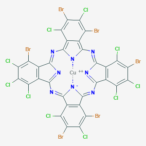 molecular formula C32Br6Cl10CuN8 B081156 Fastogen Green Y CAS No. 14302-13-7