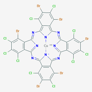 molecular formula C32Br6Cl10CuN8 B081156 C.I. Pigment Green 36 CAS No. 14302-13-7
