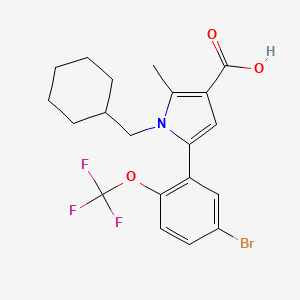 molecular formula C20H21BrF3NO3 B8115660 Tpc2-A1-P 