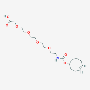 molecular formula C19H33NO8 B8115875 TCO-PEG4-CH2 acid 