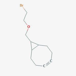 molecular formula C12H17BrO B8116007 BCN-PEG1-Br 