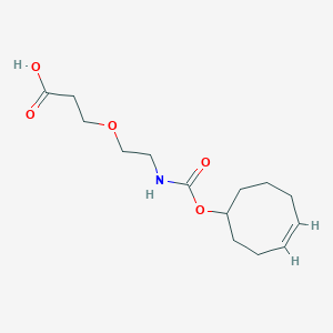 molecular formula C14H23NO5 B8116256 TCO-PEG1-acid 