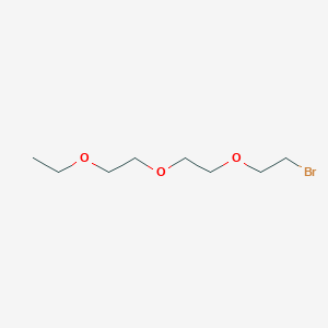 molecular formula C8H17BrO3 B8116351 Ethane, 1-(2-bromoethoxy)-2-(2-ethoxyethoxy)- 