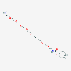 molecular formula C27H52N2O10 B8116364 TCO-PEG8-amine 