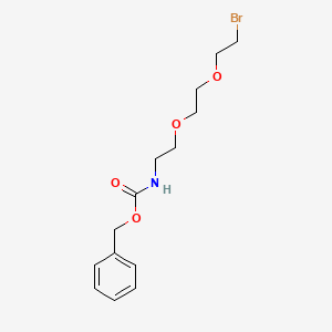 molecular formula C14H20BrNO4 B8116555 Cbz-PEG2-bromide 