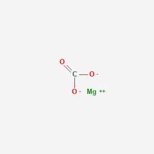 molecular formula MgCO3· nH2O<br>MgCO3<br>CMgO3 B081166 Magnesium carbonate CAS No. 13717-00-5
