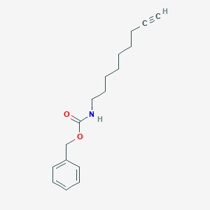 molecular formula C17H23NO2 B8116606 Non-8-ynyl-carbamic acid benzyl ester 