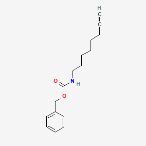 molecular formula C16H21NO2 B8116608 Benzyl oct-7-yn-1-ylcarbamate 
