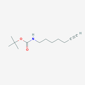 molecular formula C12H21NO2 B8116616 N-Boc-hept-6-yn-1-amine 