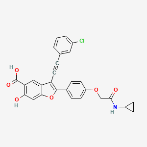 molecular formula C28H20ClNO6 B8116701 LYP-IN-1 