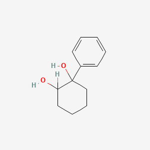 molecular formula C12H16O2 B8116764 1-phenylcyclohexane-1,2-diol CAS No. 27167-34-6