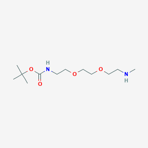 molecular formula C12H26N2O4 B8116809 BocNH-PEG2-CH2CH2NHMe 