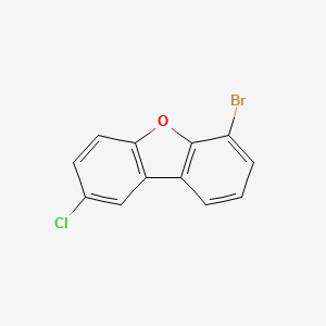 molecular formula C12H6BrClO B8116990 6-Bromo-2-chlorodibenzo[b,d]furan 
