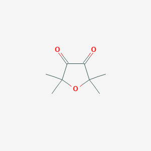 molecular formula C8H12O3 B081170 3,4(2H,5H)-Furandione, 2,2,5,5-tetramethyl- CAS No. 14744-18-4