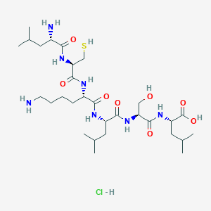 molecular formula C30H58ClN7O8S B8117005 LCKLSL hydrochloride 
