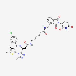 molecular formula C39H39ClN8O6S B8117389 PROTAC BET Degrader-10 