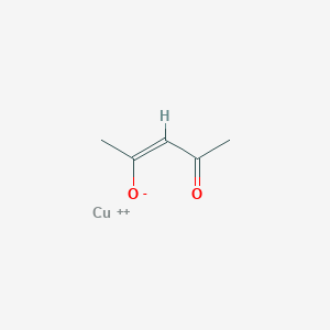 molecular formula C5H7CuO2+ B8117452 copper;(Z)-4-oxopent-2-en-2-olate 