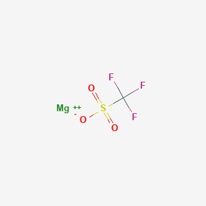 molecular formula CF3MgO3S+ B8117456 magnesium;trifluoromethanesulfonate 