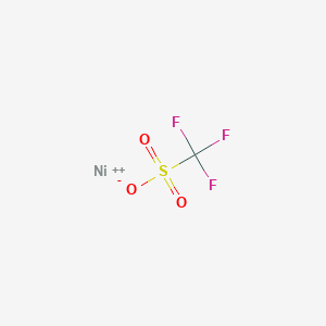 molecular formula CF3NiO3S+ B8117465 nickel(2+);trifluoromethanesulfonate 