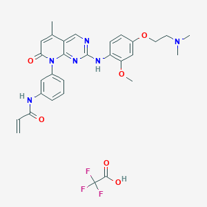 molecular formula C30H31F3N6O6 B8117648 Egfr-IN-1 tfa 