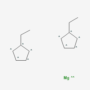 molecular formula C14H18Mg B8117744 Bis(ethylcyclopentadienyl)magnesium 