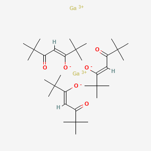 molecular formula C33H57Ga2O6+3 B8117834 TRIS(2,2,6,6-TETRAMETHYL-3,5-HEPTANEDIONATO)GALLIUM(III) 