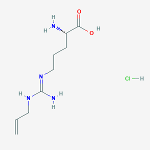 molecular formula C9H19ClN4O2 B8117892 Nw-allyl-L-arginine hydrochloride 