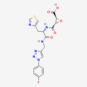molecular formula C19H17FN6O5S B8117960 Calpain Inhibitor-1 