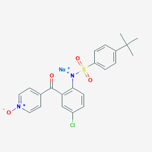 molecular formula C22H20ClN2NaO4S B8118131 Vercirnon sodium 