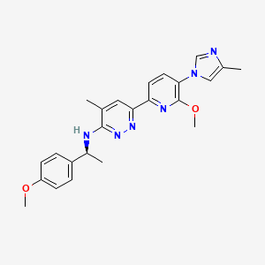 molecular formula C24H26N6O2 B8118172 Abeta42-IN-2 
