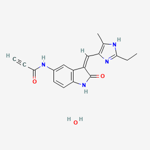 molecular formula C18H18N4O3 B8118179 JH295 hydrate 