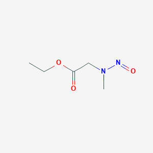 molecular formula C5H10N2O3 B081182 N-Nitrososarcosine ethyl ester CAS No. 13344-50-8