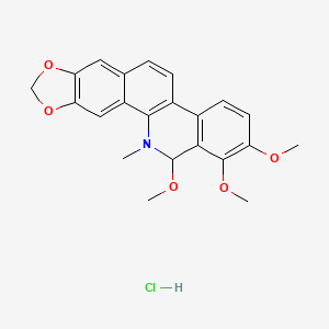 molecular formula C22H22ClNO5 B8118353 Angoline hydrochloride 