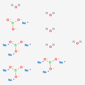 molecular formula B4H10Na10O17-2 B8118423 decasodium;tetraborate;pentahydrate 