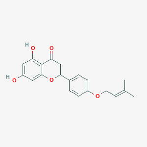 molecular formula C20H20O5 B081185 Archangelenone CAS No. 14117-54-5