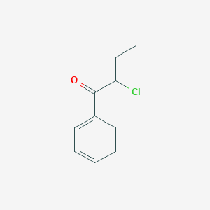 molecular formula C10H11ClO B081191 2-Chloro-1-phenylbutan-1-one CAS No. 14313-57-6
