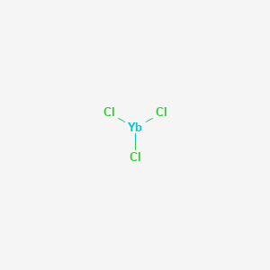 molecular formula YbCl3<br>Cl3Y B081193 Ytterbium chloride CAS No. 10361-91-8